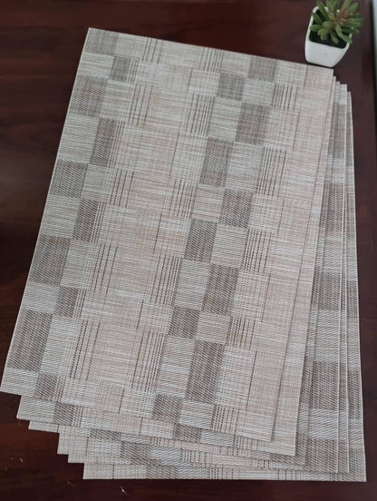 Woven PVC TABLE  MATs l