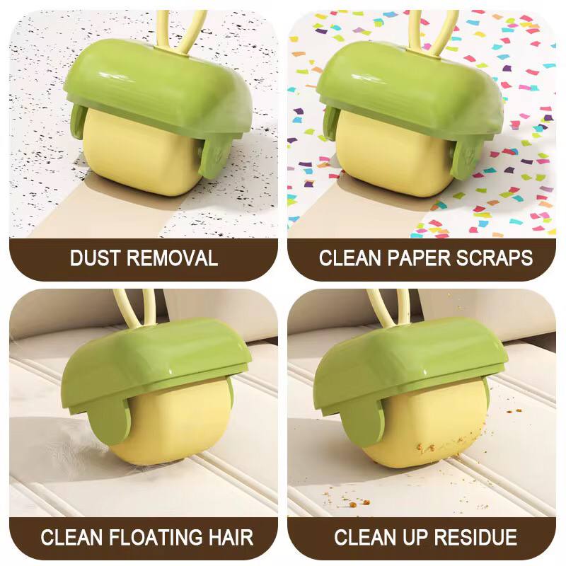 Reusable Adhesive Lint Roller - Washable Fabric & Pet Hair Remover for Home Use