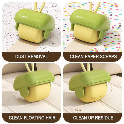 Reusable Adhesive Lint Roller - Washable Fabric & Pet Hair Remover for Home Use