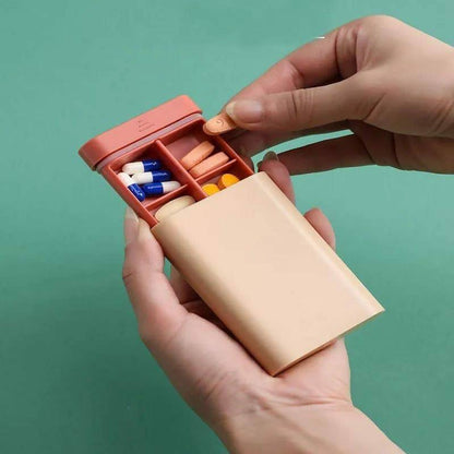 Nordic style pill (medicine) organiser.