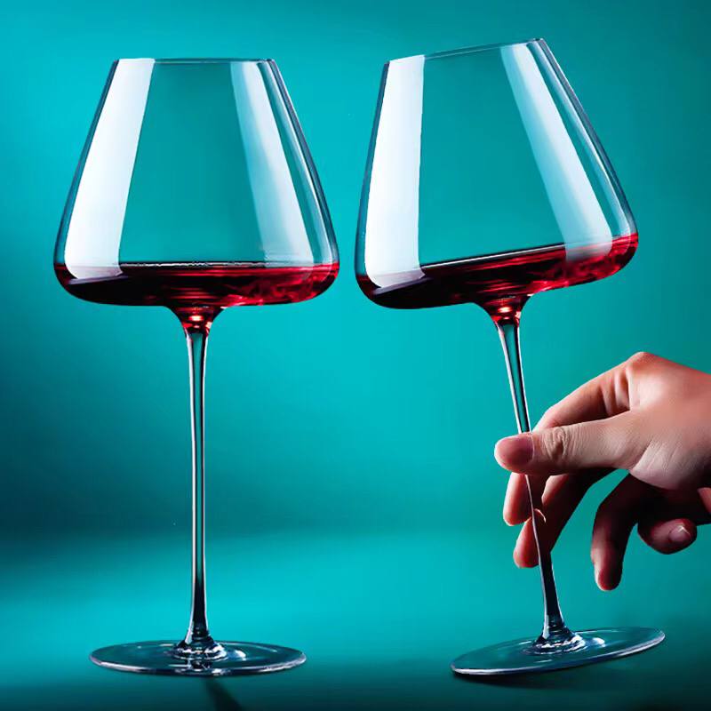 2pc Large Capacity  Crystal Wine Glass