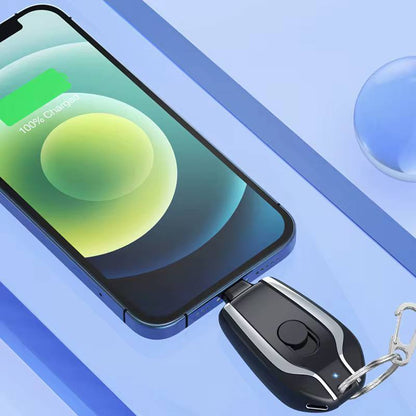 Key chain emergency charger power bank