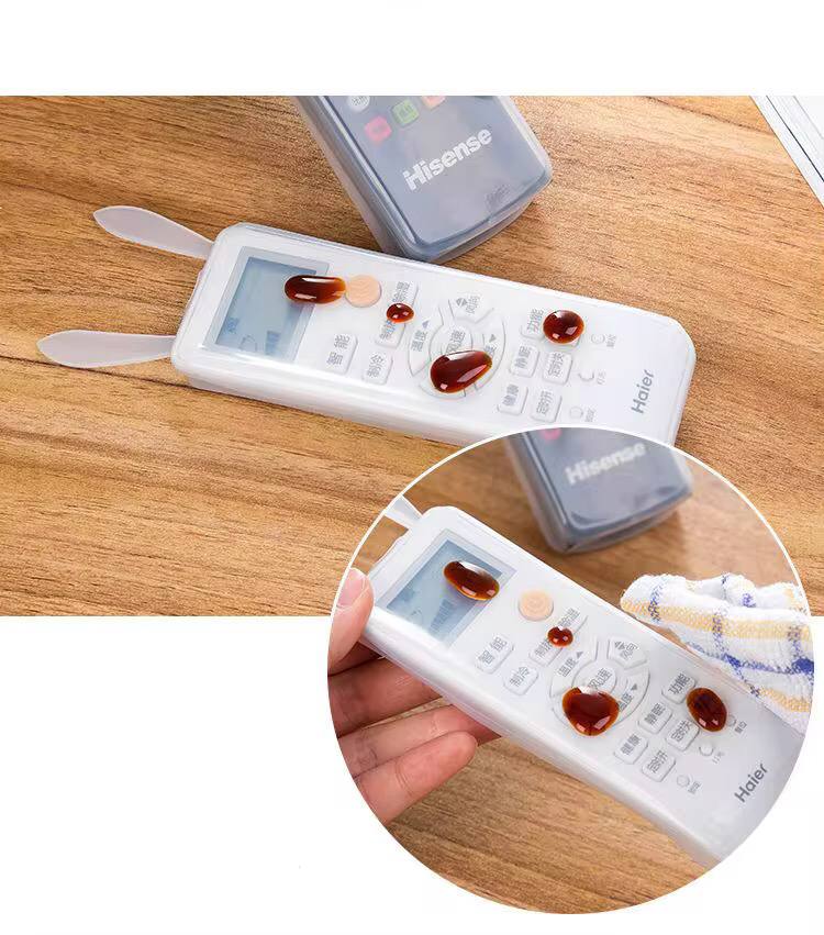 Rabbit Ears Soft Silicone Remote Control Protective Cases  Transparent Luminous Remote Control Covers