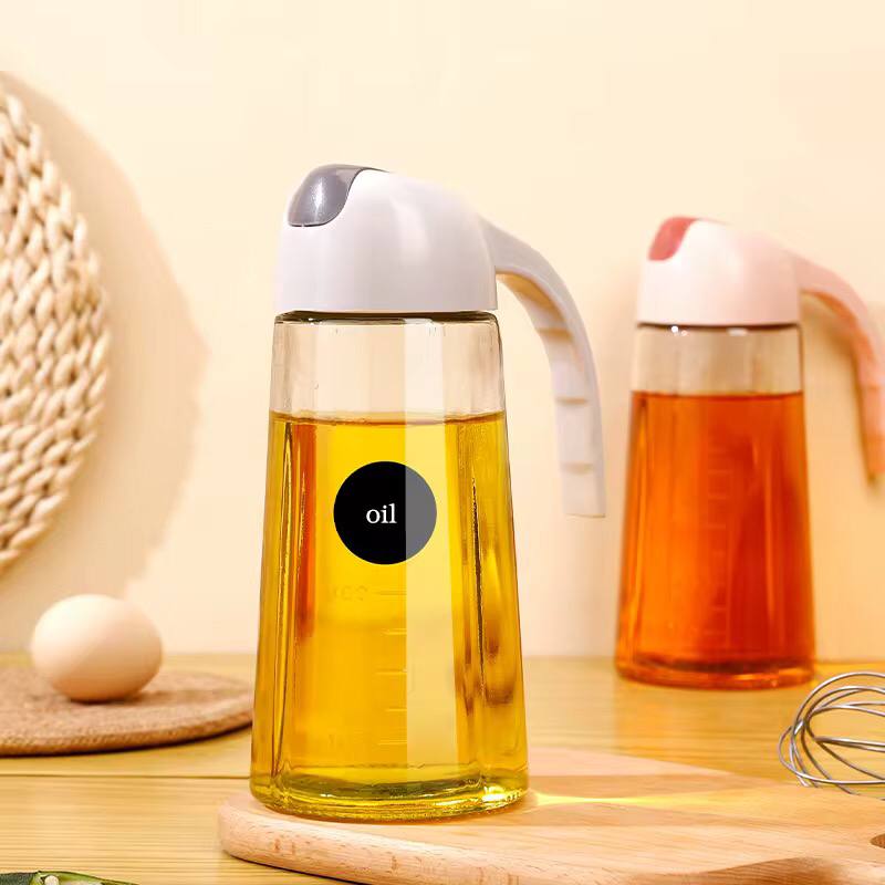 Glass Automatic oil dispenser .