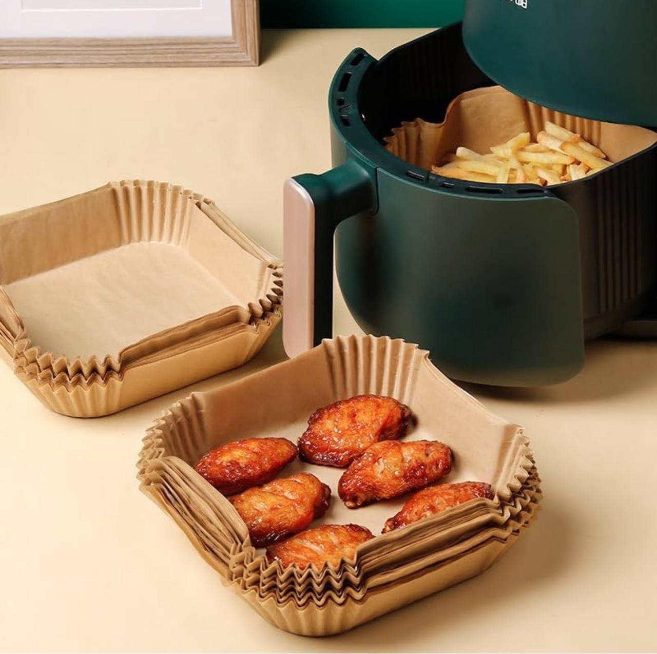 Nonstick air fryer/air frier liners 50pcs