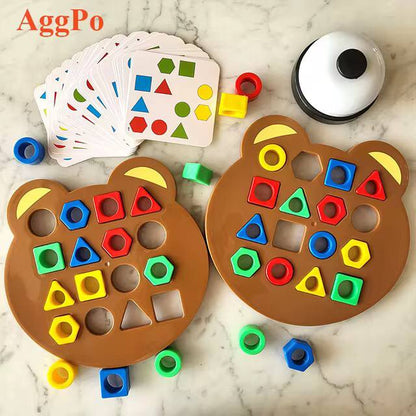 *Early Education puzzle/Shape matching Cards Game