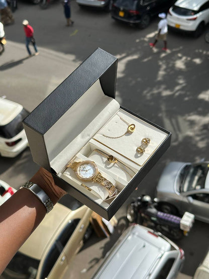 Ladies gold  gift set