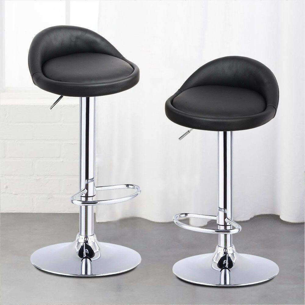 Low back Faux leather counter stools