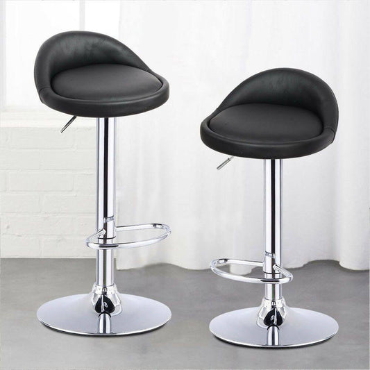 Low back Faux leather counter stools
