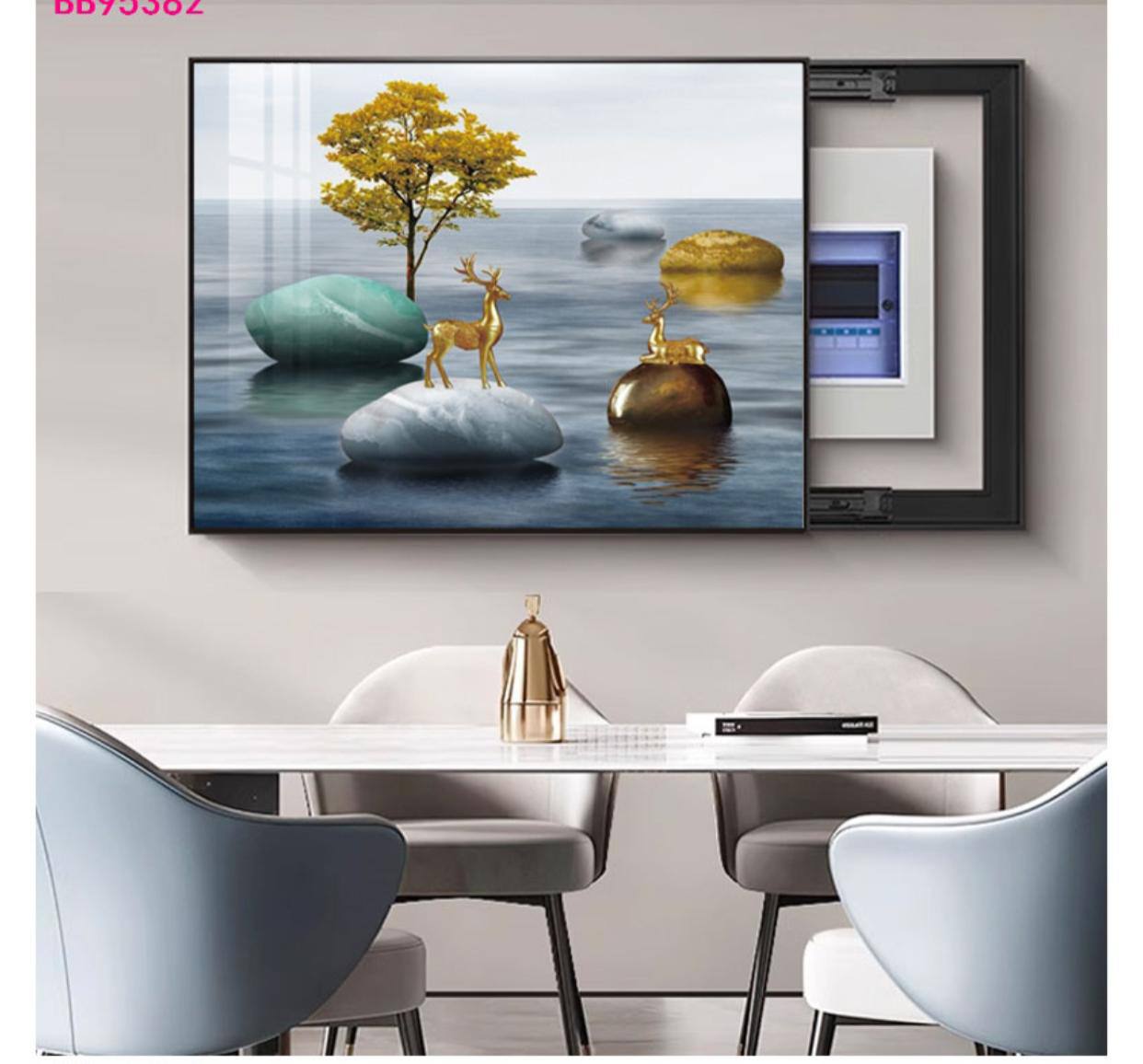 Electric Meter Box Decorative Wall Art Cover