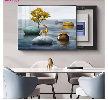 Electric Meter Box Decorative Wall Art Cover