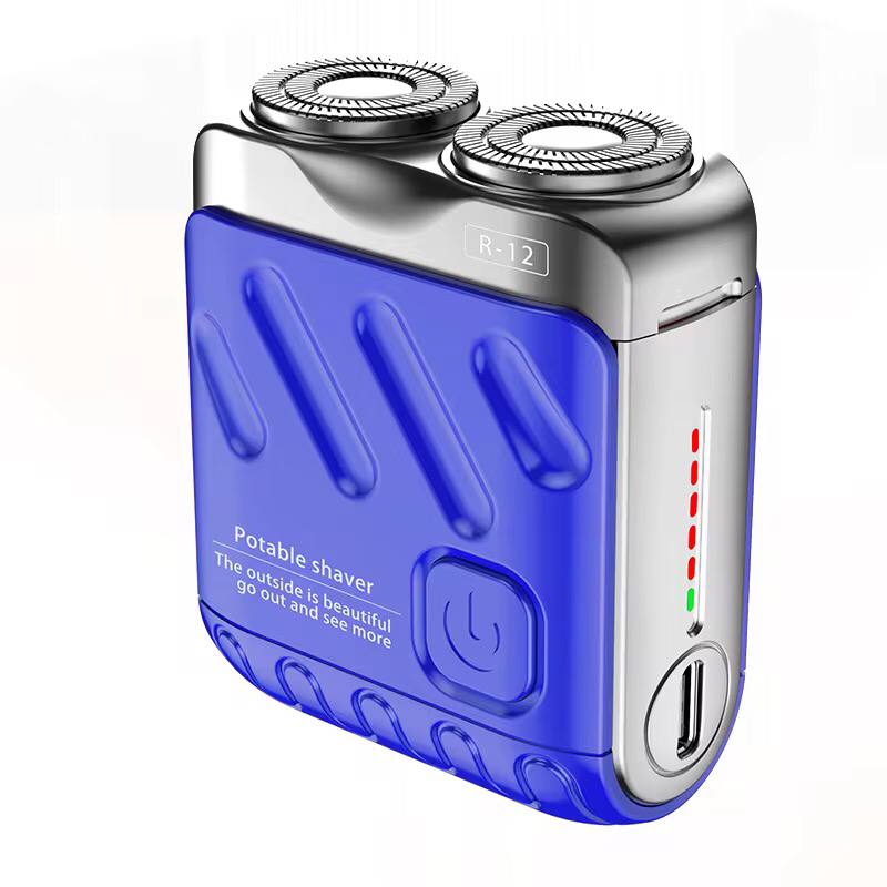 Portable rechargeable High power Duo ring magnetic blade mini shaver YR-188