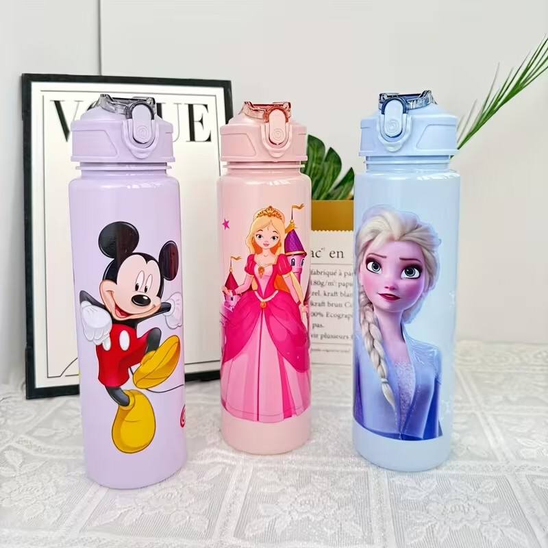 Elsa Botle Disney 800ml Frozen Elsa, Spiderman, princess & Mickey Mouse Cute Desi ...