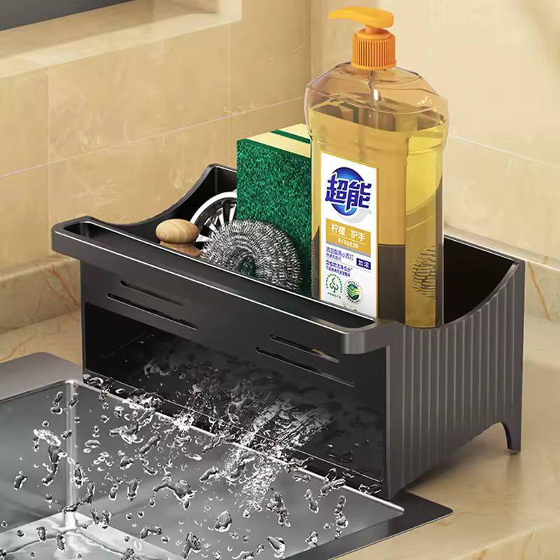 Drainage Rack Box Automatic Drainage Sink Storage Rack – Luxury Homes Collections