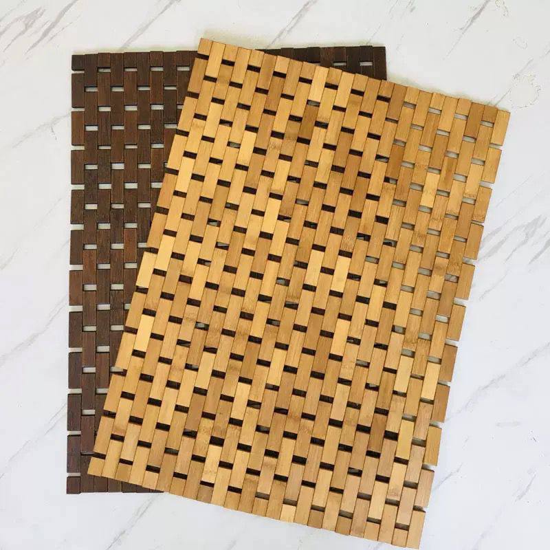 Bamboo Wood Bath Mat