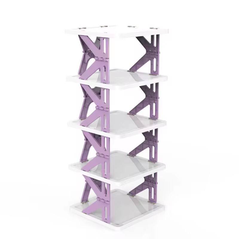 275mm² x 95cm high 6 layer Foldable Retracting shoe rack