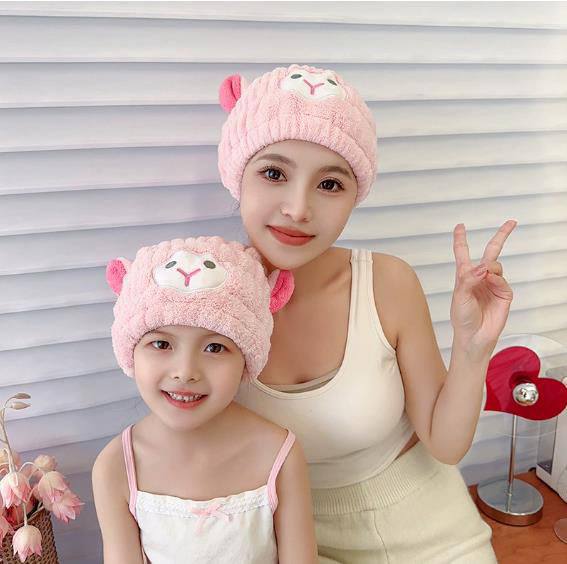 Sheep Microfiber Dry Hair Towel