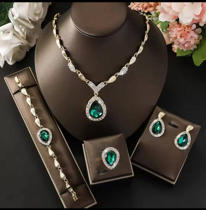 4 PC MATCHING JEWELLERY SETS