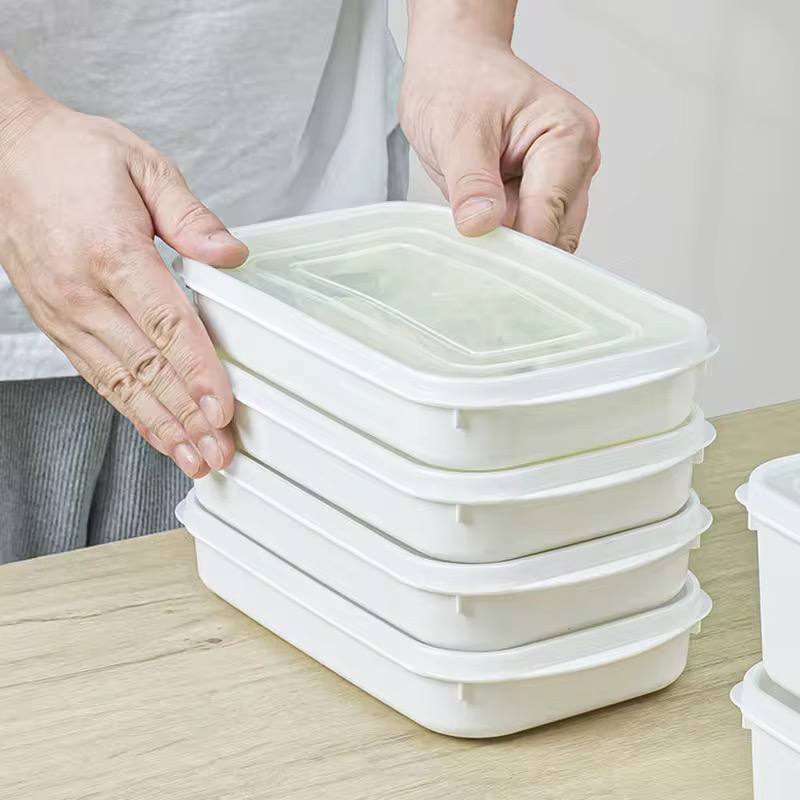Freezer /fridge stackable food  storage containers 
5pcs set