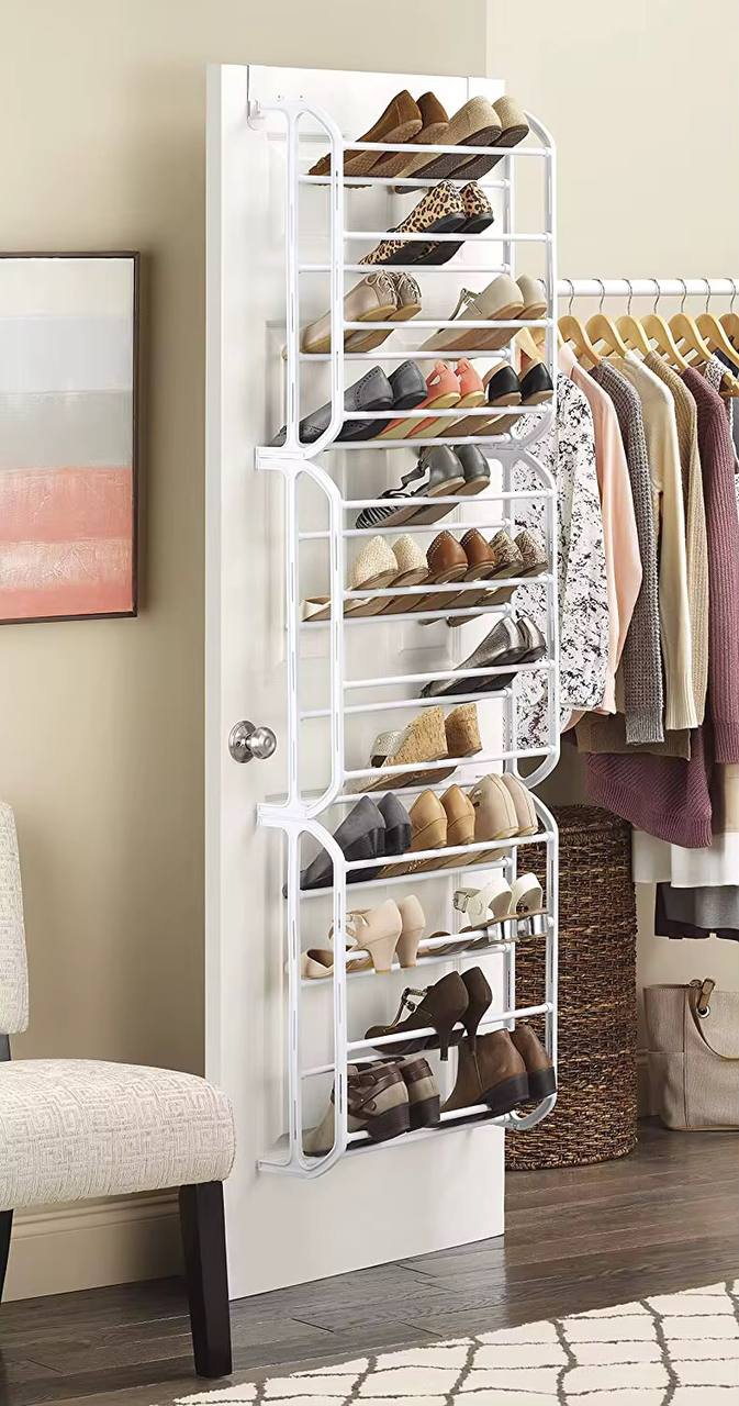 36 pairs behind the door shoe rack