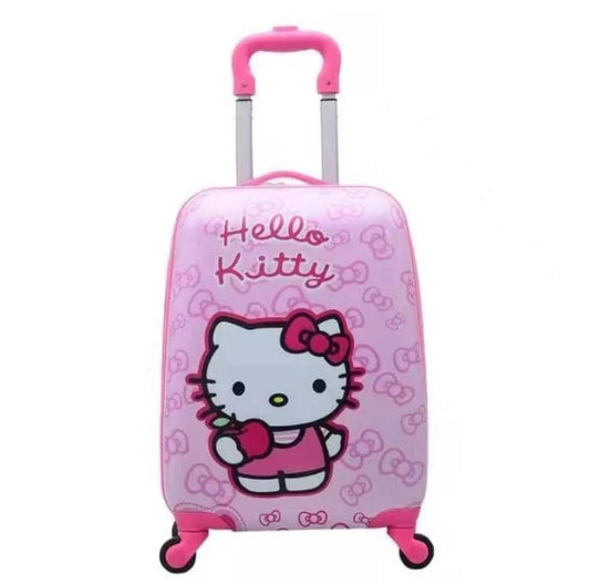 Cartoon themed kids trolley bags