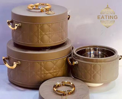 Unique Very High quality forever gold insulated hotpots