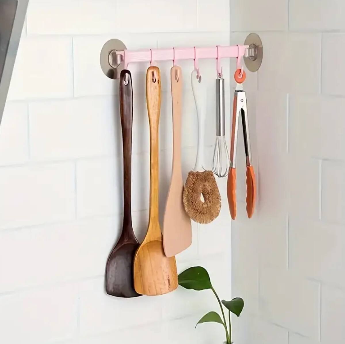 Self adhesive wall hanging kitchen towel holder