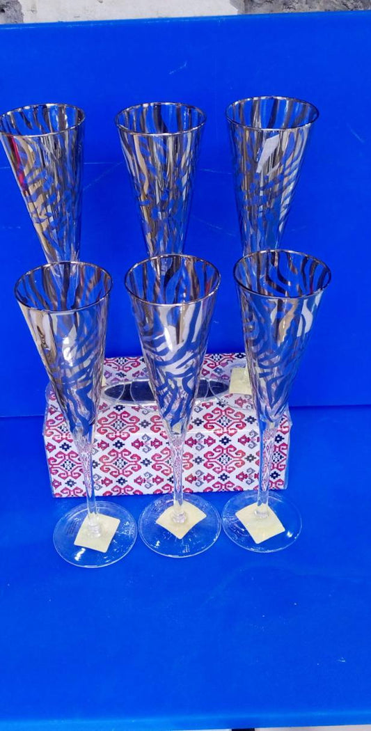 6 PCs fruit champne glasses