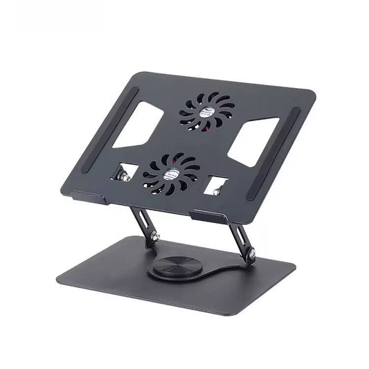 Adjustable Laptop Stand with Dual Cooling Fans