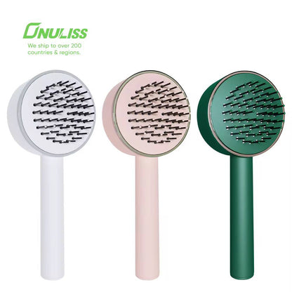 Self cleaning Massage Comb/ Hair Brush