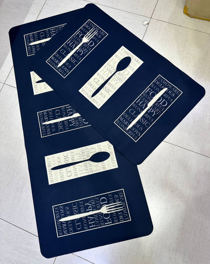 2 pc rubber kitchen mats
