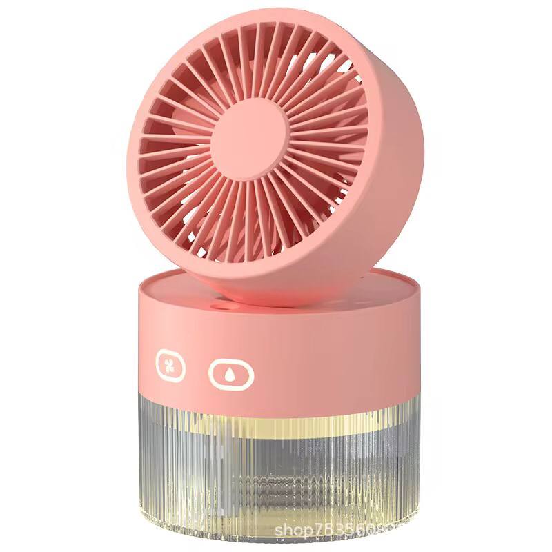 350ml 3 speed 35ml/h rechargeable portable fan with humidifier