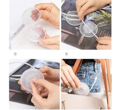 PC Mini Portable Headphone Wire Winder Organizer