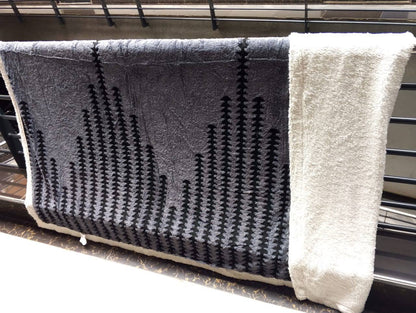 Printed Sherpa Blanket