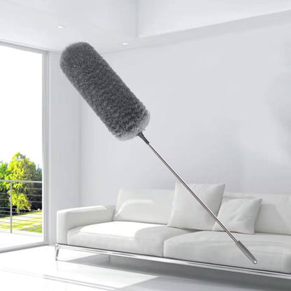 Microfiber Duster Extra Long Telescopic Pole Scratch-Resistant Cover,Bendable,Washable,Hypoallergenic,Lint Free Feather Dusters