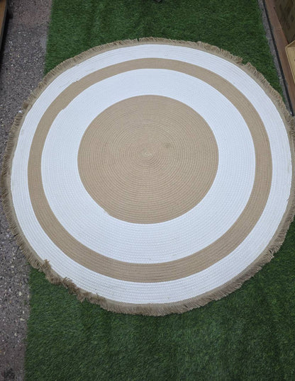 Nordic Aesthetic Modern Customised woven Floor Mat.