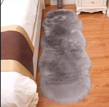 Faux Fur Multipurpose Decorative Throw Rugs