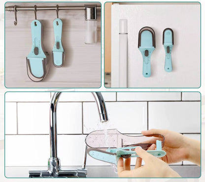 Adjustable Graduated Measuring Cup Kitchen Tool Plastic Spoon Measuring Cup For Baking Cooking Coffee Sugar Salt