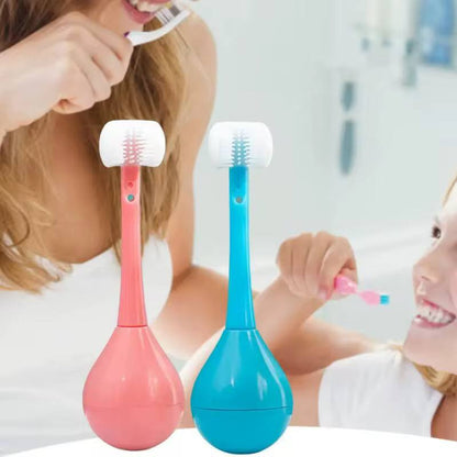 LOVELY THREE-SIDED KIDS TOOTHBRUSH