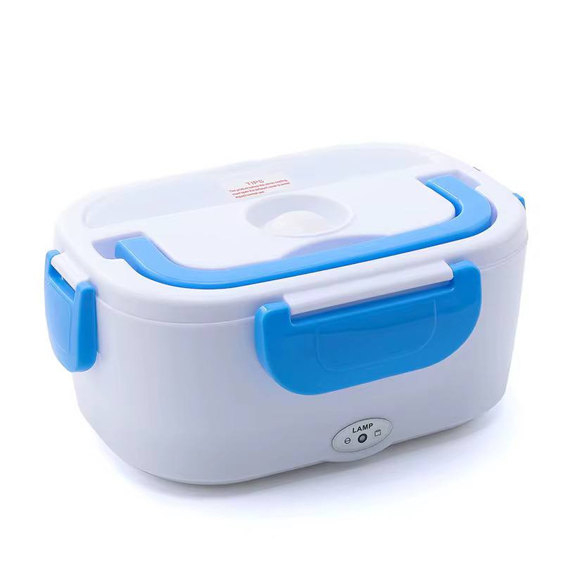 Electric Lunch Box 2 in 1 Food Heater 1.5 Litre 110V Portable Food Warmer for Car and Home Removable Stainless Steel Heated Bento Box