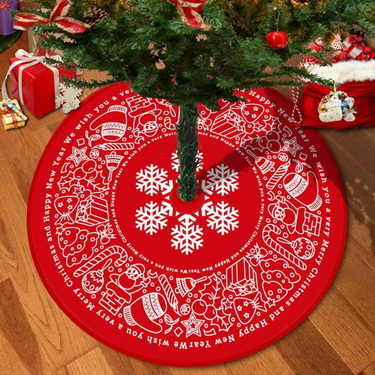 Flakes Christmas skirt 120cm
