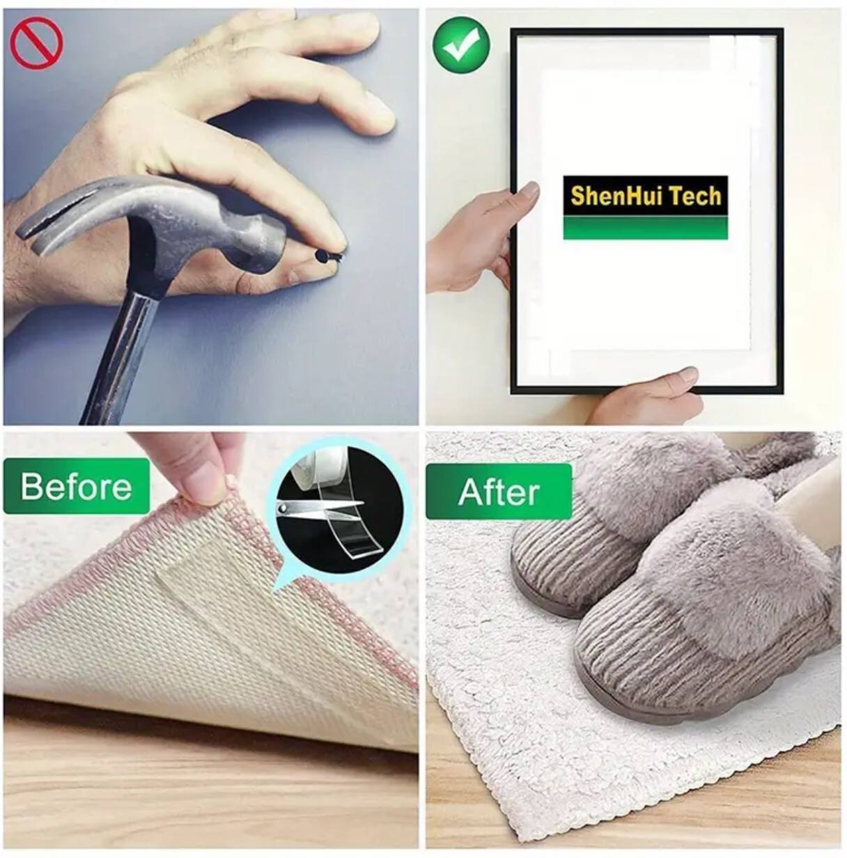 Double sided magic Nano tape 
Thickness 2mm