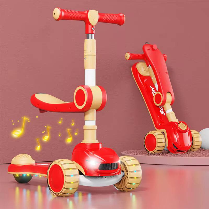 Scooter with a seat