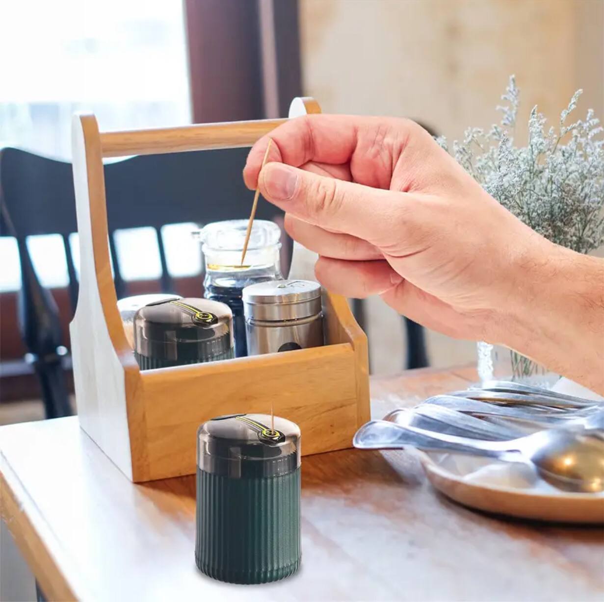 Home creative up Toothpick Box