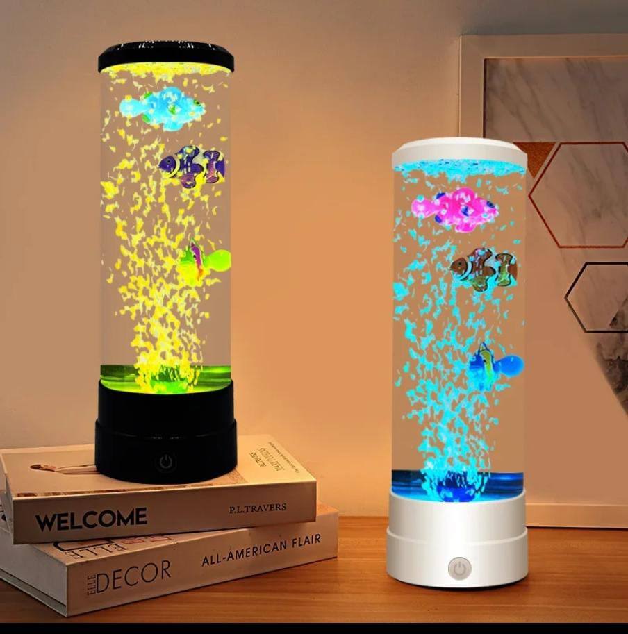 LED Bubble Fish Lamp decor  1.5 liters capacity