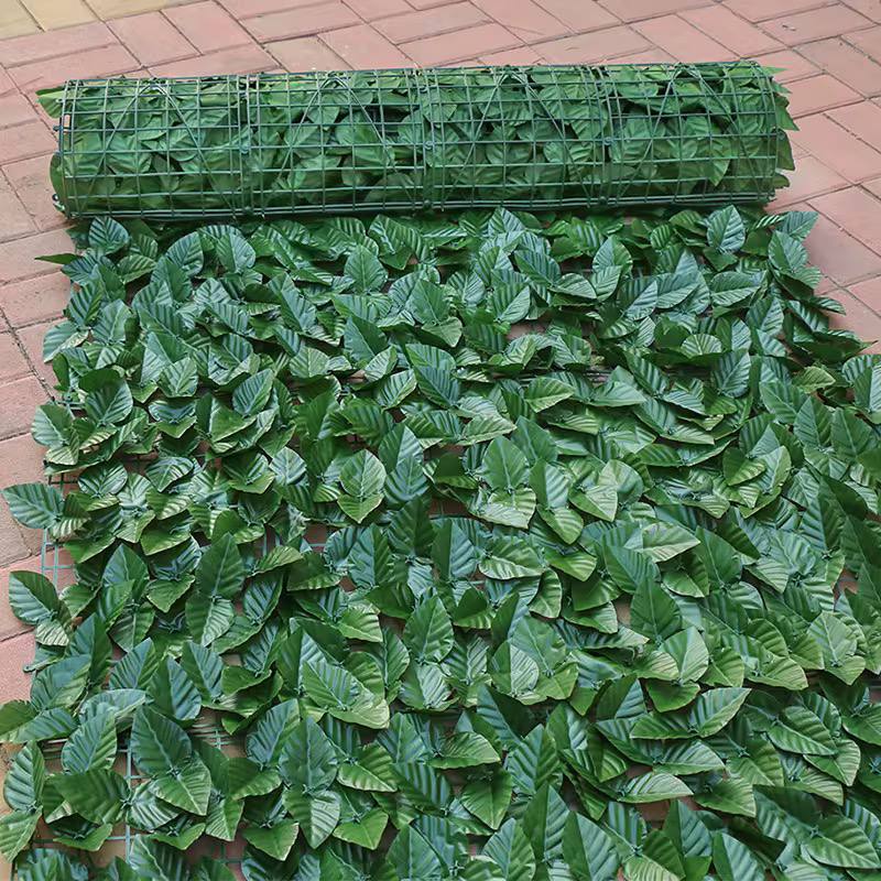 Realistic Green privacy fence