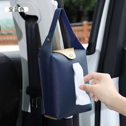 PU leather napkin tissue Holder .