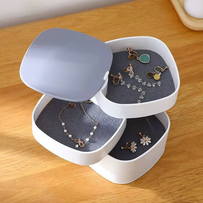 Rotating jewelry organizer