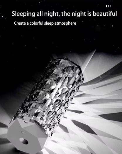 High quality crystal intelligent Humidifier with 7 colour dime lights and automatic switch off when waterless