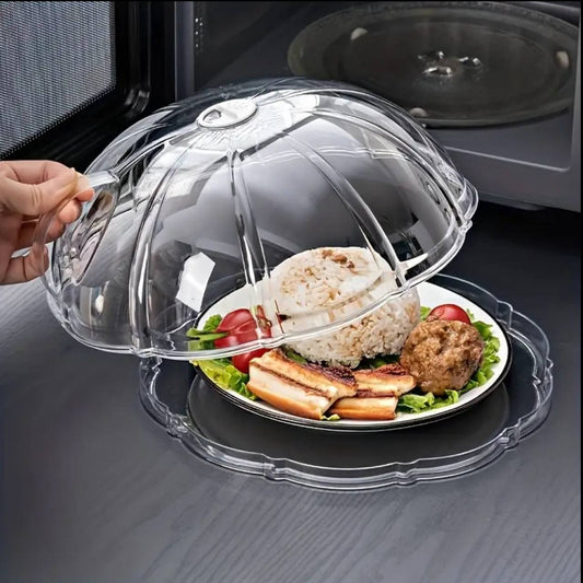 Microwave Splatter Cover with transparent base plate